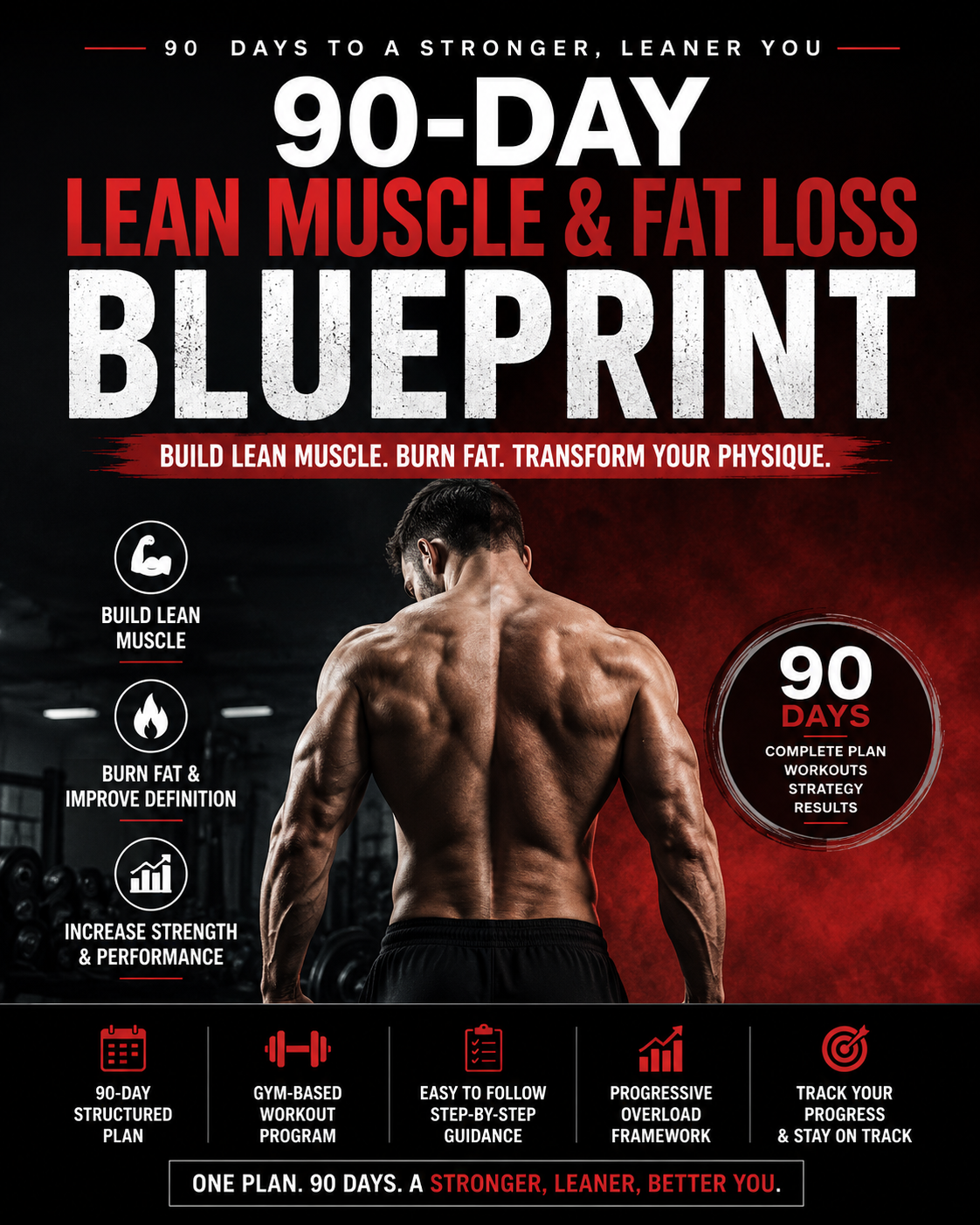 90-Day Lean Muscle & Fat Loss Blueprint | Build Muscle, Burn Fat & Transform Your Physique